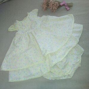 Floral Baby Dress with Bloomers